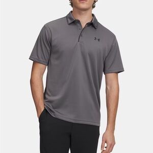 Under Armour Men's Gray Tech Polo